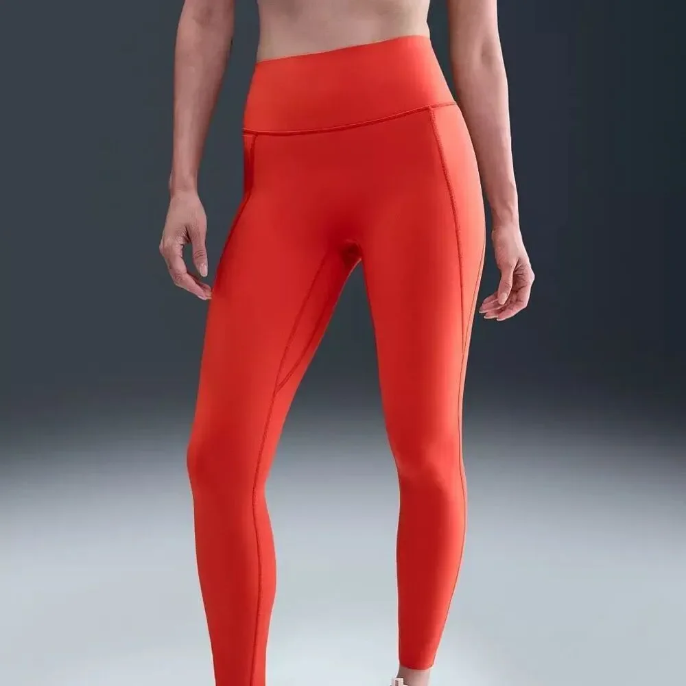 Nike Universa High-Waisted 7/8 Leggings Picante Red XXS